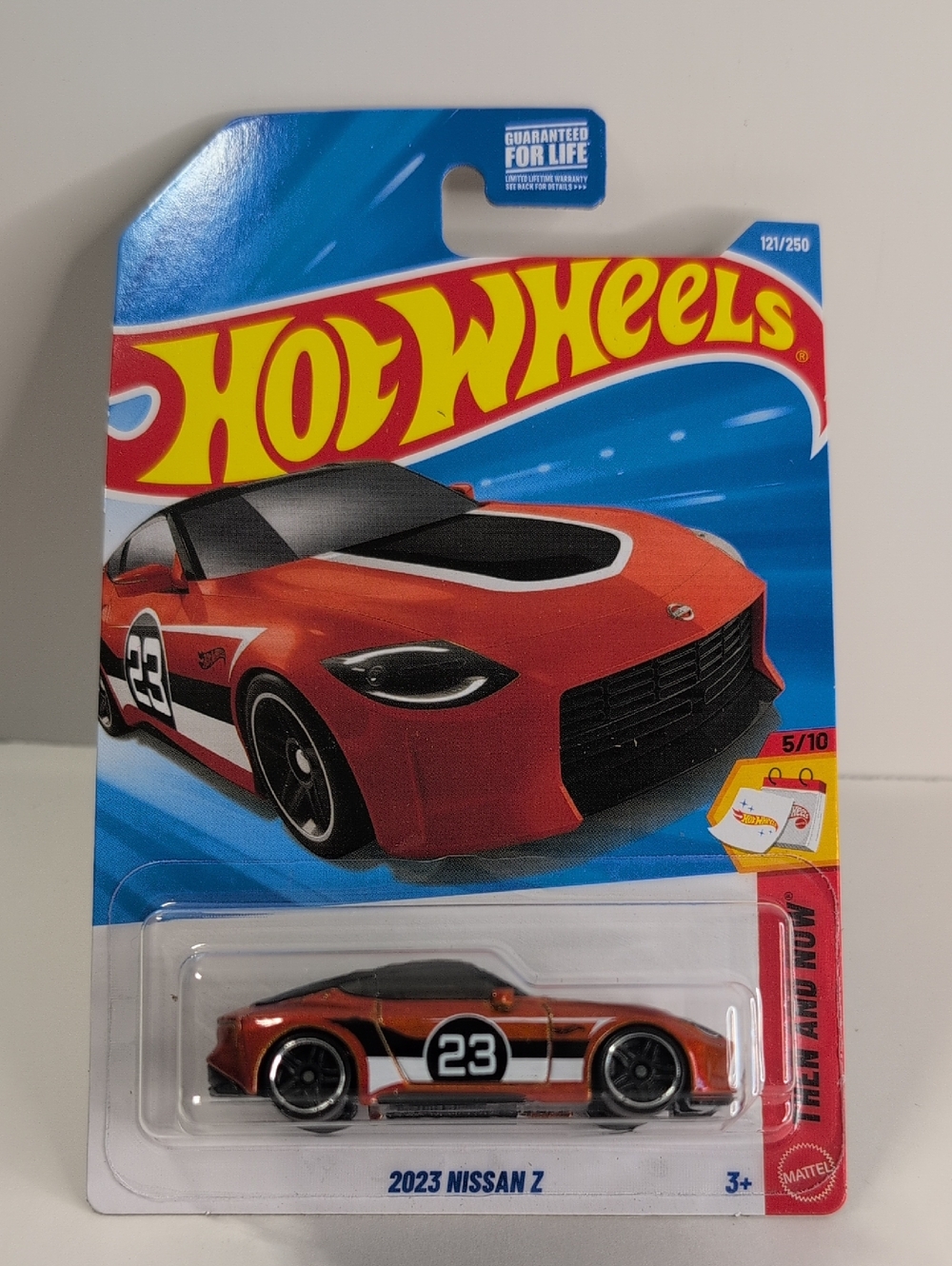 Hot Wheels 2023 Nissan Z Then And Now Orange Case E Mattel NEW Ships In Box